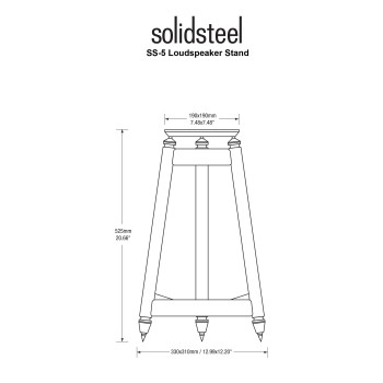 Solidsteel SS5 supporti per diffusori vintage Solidsteel - 1 2
