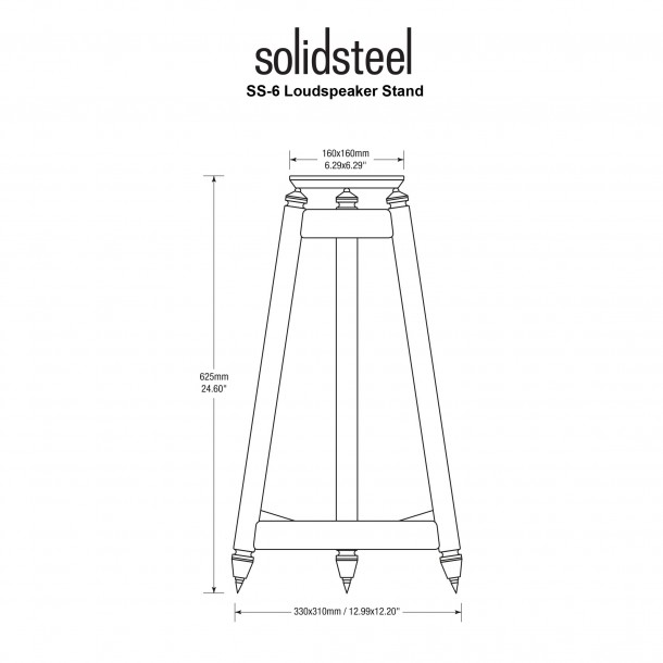 Solidsteel SS6 supporti per diffusori vintage Solidsteel - 4