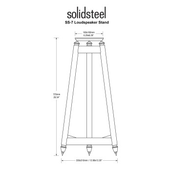 Solidsteel SS7 supporti per diffusori vintage Solidsteel - 1 2
