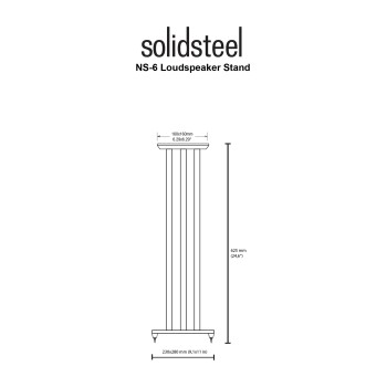 Solidsteel NS6 supporti per diffusori Solidsteel - 1 2