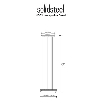 Solidsteel NS7 supporti per diffusori Solidsteel - 1 2