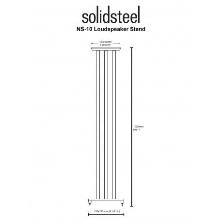 Solidsteel NS10 supporti per diffusori Solidsteel - 2