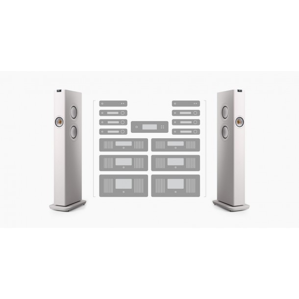 KEF LS60 Wireless — Diffusori attivi da pavimento Hi-Fi con streaming integrato Kef - 10