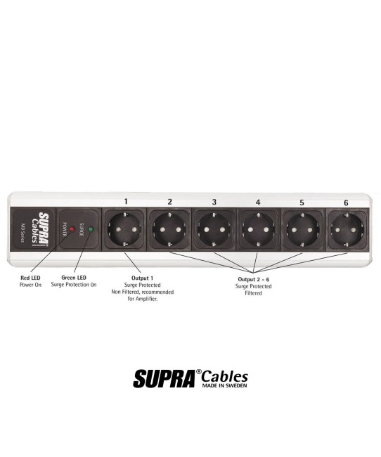 Supra LoRad MD-EU Mark 3.1 Multipresa hifi Supra Cables - 2