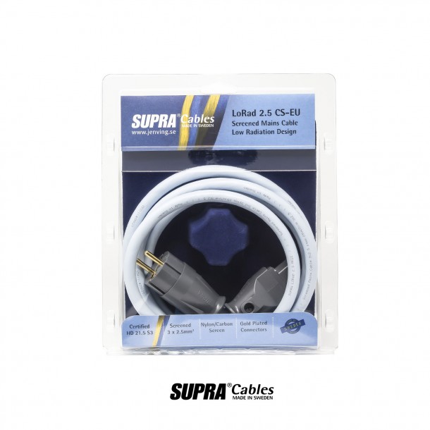 Supra LoRad 2.5 CS-EU Mk II cavo alimentazione IEC Supra Cables - 2