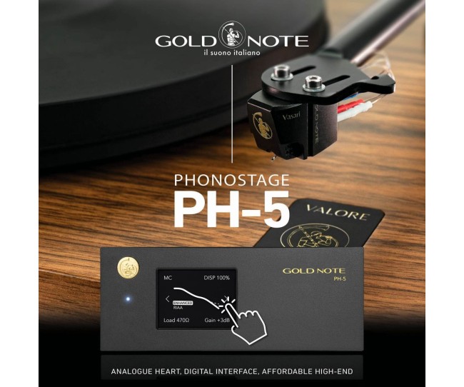 Gold Note PH-5 pre phono high end accessibile Gold Note - 5
