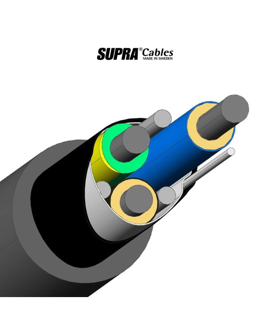 Supra LoRad 2.5 CS-EU/A Mk II cavo alimentazione angolato IEC Supra Cables - 2