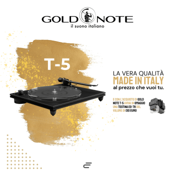Gold Note T-5 giradischi hi-fi made in italy Gold Note - 3