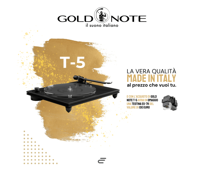 Gold Note T-5 giradischi hi-fi made in italy Gold Note - 3