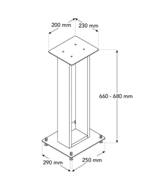 Norstone ALVA Plus stands per diffusori Norstone - 9
