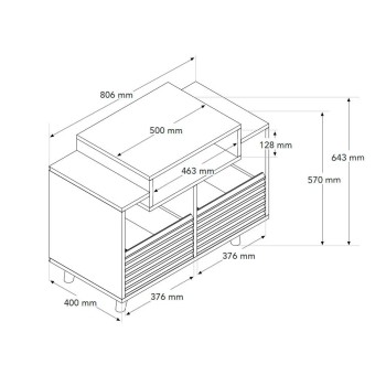 Norstone Oslo – Mobile Hi-Fi per Vinili e Giradischi | 800 / 1200 mm Norstone - 5