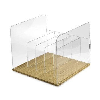 Norstone Vinyl LP R – Contenitore Porta Vinili in Bambù | 60 LP Norstone - 1