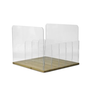 Norstone Vinyl LP R – Contenitore Porta Vinili in Bambù | 60 LP Norstone - 3