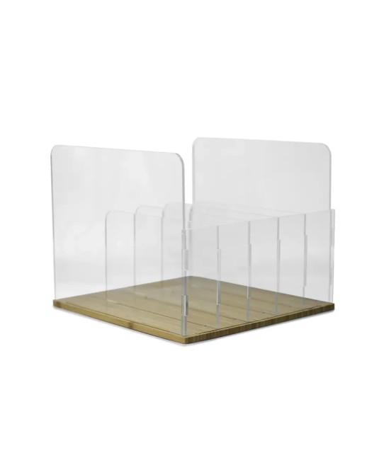 Norstone Vinyl LP R – Contenitore Porta Vinili in Bambù | 60 LP Norstone - 3