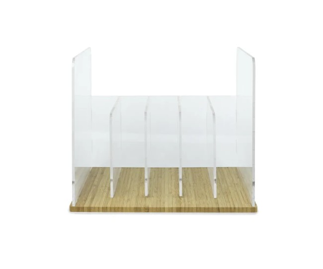 Norstone Vinyl LP R – Contenitore Porta Vinili in Bambù | 60 LP Norstone - 2