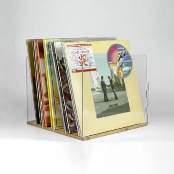 Norstone Vinyl LP R – Contenitore Porta Vinili in Bambù | 60 LP Norstone - 6