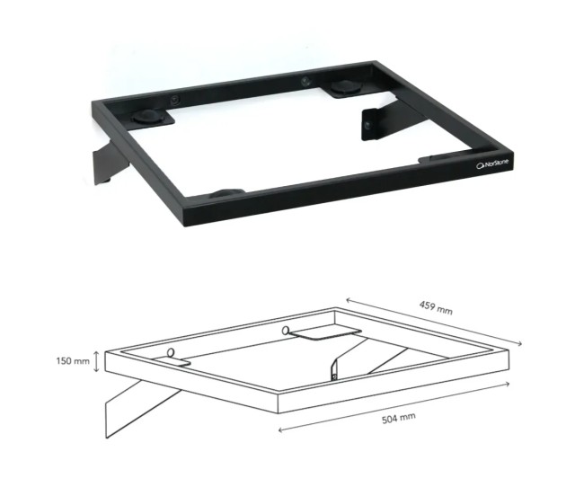 Norstone Esse WS – Mensola a Parete per Giradischi Hi-Fi | 3 Finiture Norstone - 9