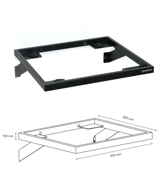 Norstone Esse WS – Mensola a Parete per Giradischi Hi-Fi | 3 Finiture Norstone - 9