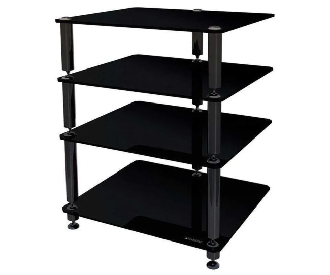 Norstone Bergen 2 – Rack Hi-Fi 4 Ripiani in Vetro | Mobile Best Seller Norstone - 2