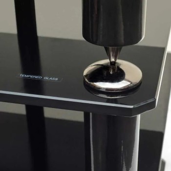 Norstone Bergen 2 – Rack Hi-Fi 4 Ripiani in Vetro | Mobile Best Seller Norstone - 4