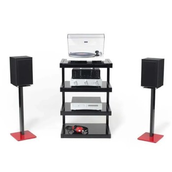 Norstone Esse HiFi – Rack 4 Ripiani per Elettroniche | 4 Finiture Norstone - 7