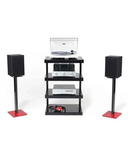 Norstone Esse HiFi – Rack 4 Ripiani per Elettroniche | 4 Finiture Norstone - 7