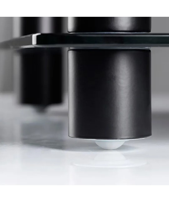 Norstone Epur 4 – Rack Hi-Fi Acciaio Satinato e Vetro con Ruote | 2 Finiture Norstone - 7