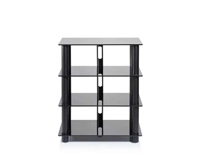 Norstone Epur 4 – Rack Hi-Fi Acciaio Satinato e Vetro con Ruote | 2 Finiture Norstone - 1