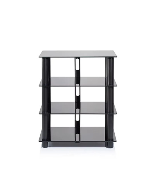 Norstone Epur 4 – Rack Hi-Fi Acciaio Satinato e Vetro con Ruote | 2 Finiture Norstone - 1