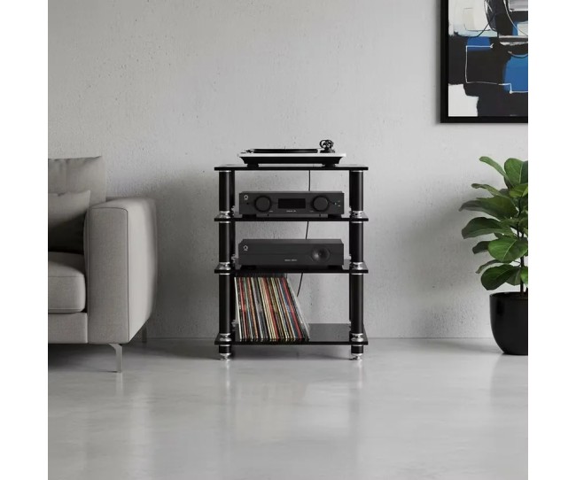 Norstone Stabbl HiFi – Rack Hi-Fi Vetro 15mm | 50 kg per Ripiano Norstone - 4