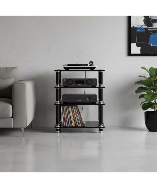 Norstone Stabbl HiFi – Rack Hi-Fi Vetro 15mm | 50 kg per Ripiano Norstone - 4