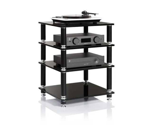 Norstone Stabbl HiFi – Rack Hi-Fi Vetro 15mm | 50 kg per Ripiano Norstone - 2