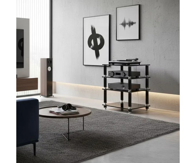 Norstone Stabbl HiFi – Rack Hi-Fi Vetro 15mm | 50 kg per Ripiano Norstone - 5