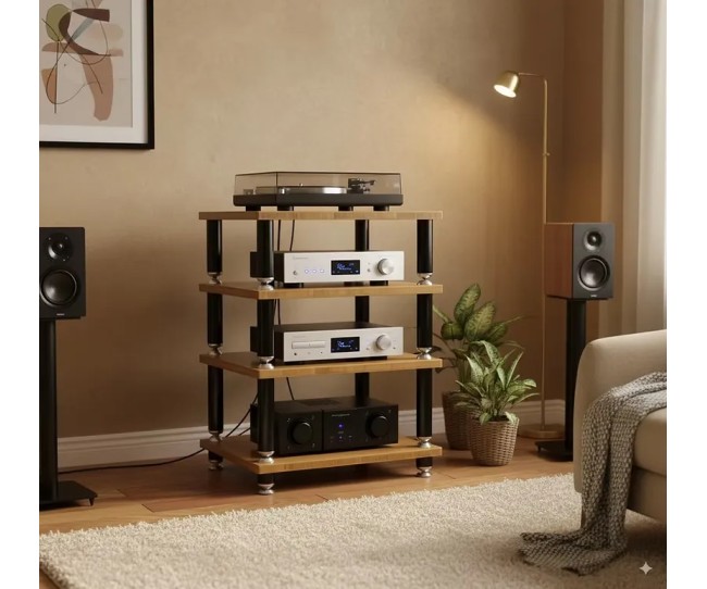 Norstone Stabbl Bamboo – Rack Hi-Fi Legno Bamboo 25mm | 200kg Totali Norstone - 6