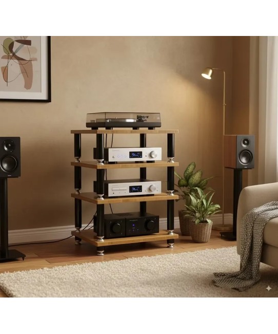 Norstone Stabbl Bamboo – Rack Hi-Fi Legno Bamboo 25mm | 200kg Totali Norstone - 6