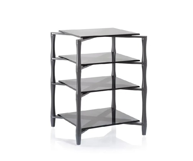 Norstone Slender – Rack Hi-Fi Grigio Opaco | Gambe Acciaio Pieno Tornito Norstone - 1