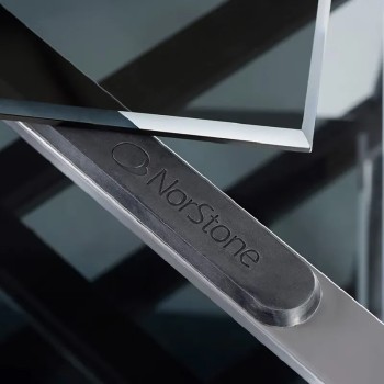 Norstone Slender – Rack Hi-Fi Grigio Opaco | Gambe Acciaio Pieno Tornito Norstone - 7