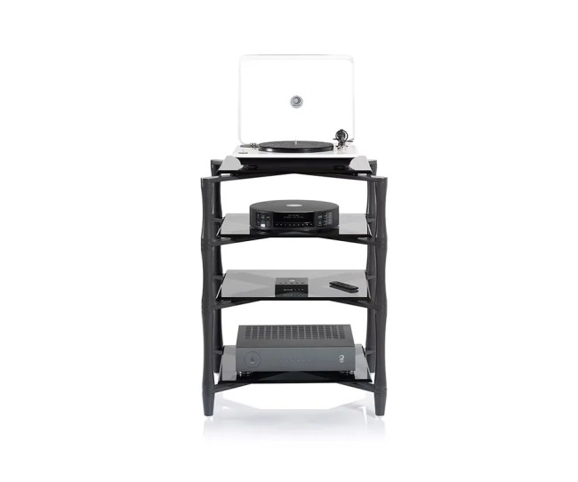 Norstone Slender – Rack Hi-Fi Grigio Opaco | Gambe Acciaio Pieno Tornito Norstone - 4