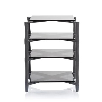 Norstone Slender – Rack Hi-Fi Grigio Opaco | Gambe Acciaio Pieno Tornito Norstone - 3