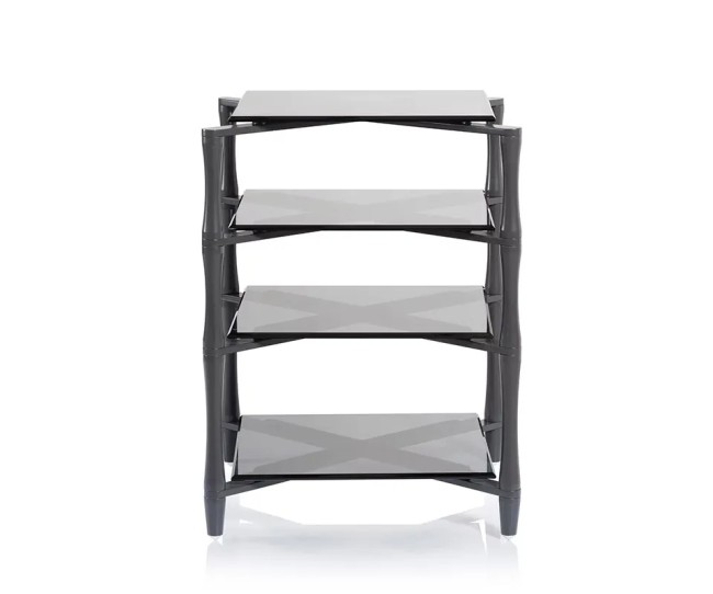 Norstone Slender – Rack Hi-Fi Grigio Opaco | Gambe Acciaio Pieno Tornito Norstone - 3