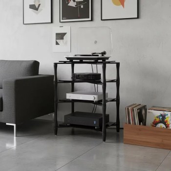 Norstone Slender – Rack Hi-Fi Grigio Opaco | Gambe Acciaio Pieno Tornito Norstone - 6