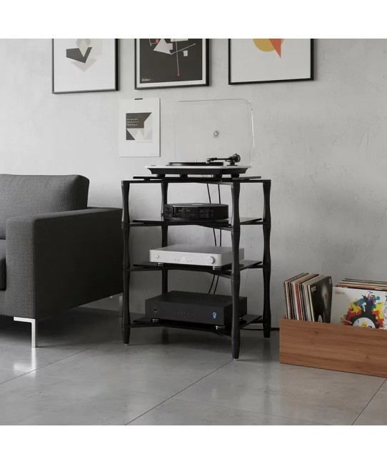 Norstone Slender – Rack Hi-Fi Grigio Opaco | Gambe Acciaio Pieno Tornito Norstone - 6