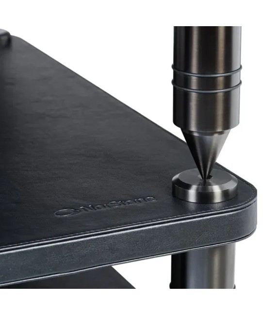 Norstone Como – Rack Hi-Fi Componibile | Acciaio e Pelle | 4 Moduli Norstone - 10