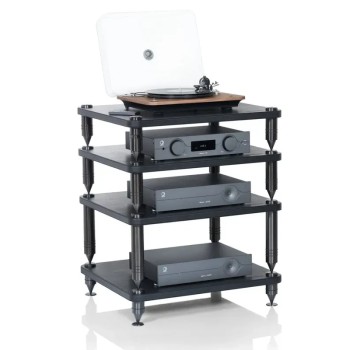 Norstone Como – Rack Hi-Fi Componibile | Acciaio e Pelle | 4 Moduli Norstone - 7
