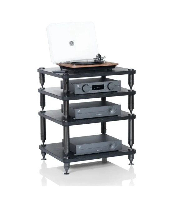 Norstone Como – Rack Hi-Fi Componibile | Acciaio e Pelle | 4 Moduli Norstone - 7