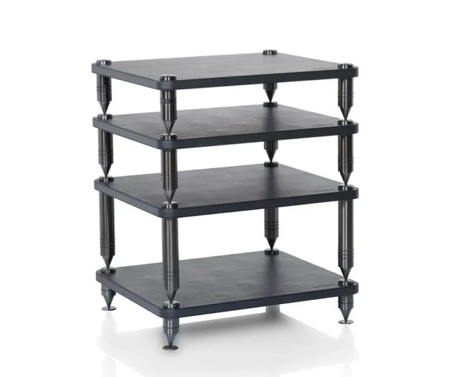 Norstone Como – Rack Hi-Fi Componibile | Acciaio e Pelle | 4 Moduli Norstone - 5