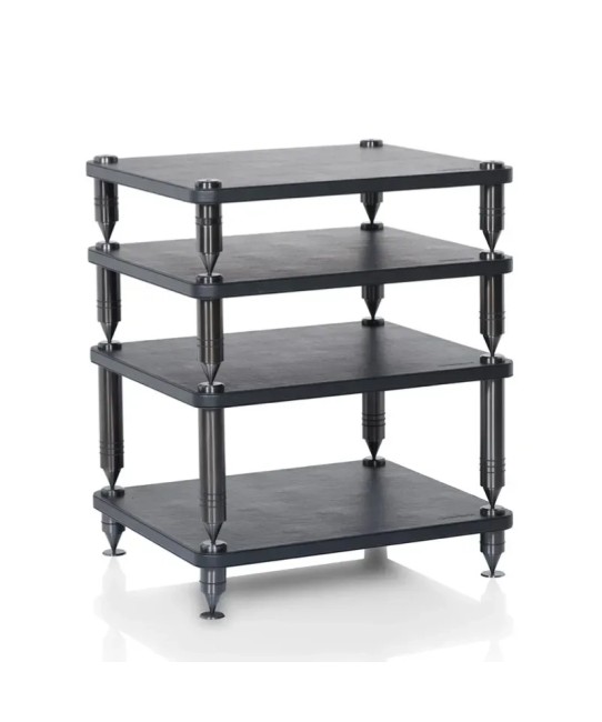 Norstone Como – Rack Hi-Fi Componibile | Acciaio e Pelle | 4 Moduli Norstone - 5