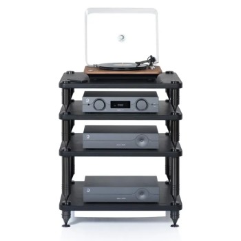 Norstone Como – Rack Hi-Fi Componibile | Acciaio e Pelle | 4 Moduli Norstone - 8