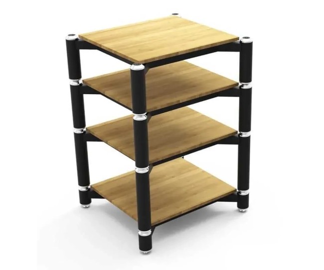 Norstone Spider – Rack Hi-Fi Componibile | 4 Moduli, Vetro o Bamboo Norstone - 5