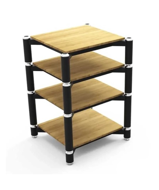 Norstone Spider – Rack Hi-Fi Componibile | 4 Moduli, Vetro o Bamboo Norstone - 5